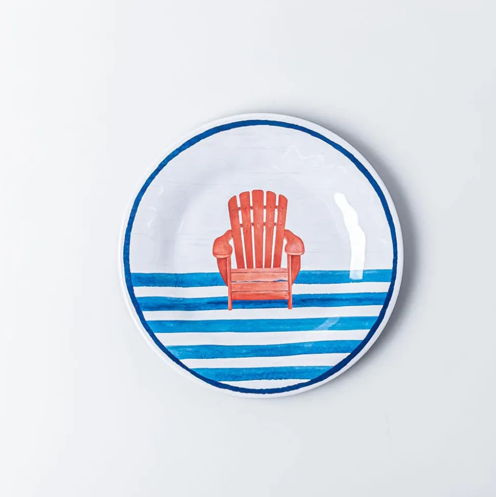 KSP Canoe Melamine Side Plate 8.5" dia.