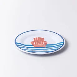 KSP Canoe Melamine Side Plate 8.5" dia.