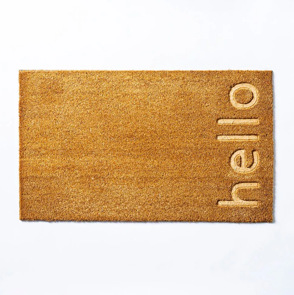 KSP Casual 'Hello Embossed' Coir Doormat