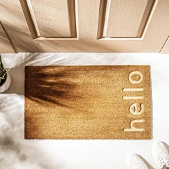 KSP Casual 'Hello Embossed' Coir Doormat