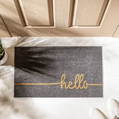 KSP Casual 'Hello Line' Coir Doormat
