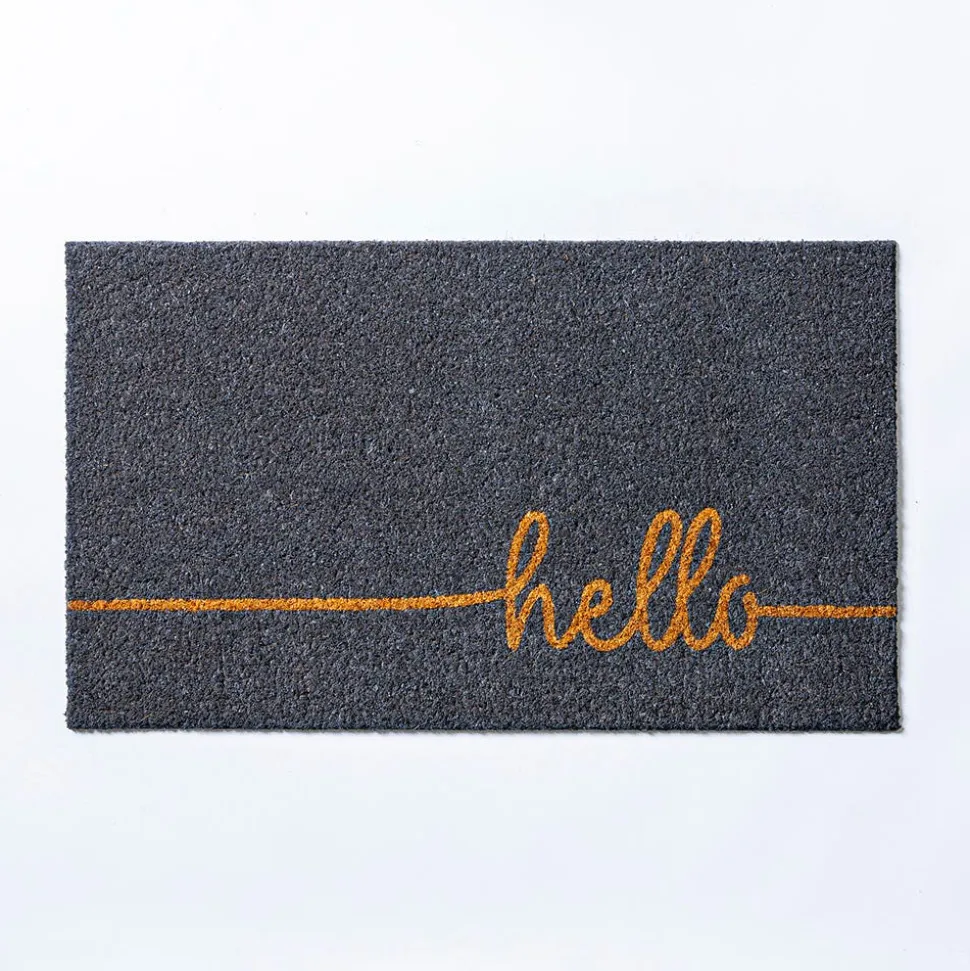 KSP Casual 'Hello Line' Coir Doormat
