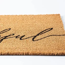 KSP Casual 'Thankful' Coir Doormat (Natural)