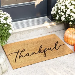 KSP Casual 'Thankful' Coir Doormat (Natural)