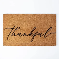 KSP Casual 'Thankful' Coir Doormat (Natural)