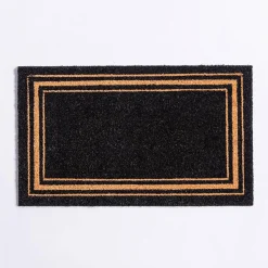 KSP Casual 'Thick Border' Coir Doormat (Black)