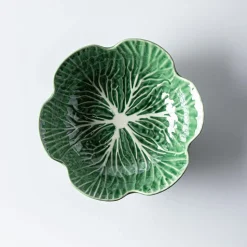 KSP Cavora Leaf Serving Bowl (Green/White)