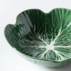 KSP Cavora Leaf Serving Bowl (Green/White)