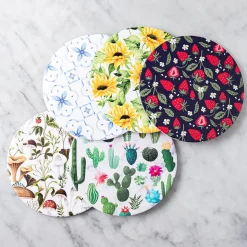 KSP Ceramica 'Cactus' Printed Ceramic Trivet 20cm