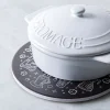 KSP Ceramica 'Coffee' Ceramic Trivet 20cm (White/Black)