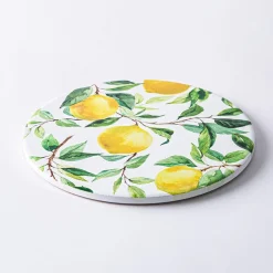 KSP Ceramica 'Lemon Tree' Printed Ceramic Trivet 20cm