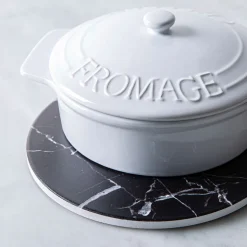 KSP Ceramica 'Marble' Ceramic Trivet 20cm (Black)