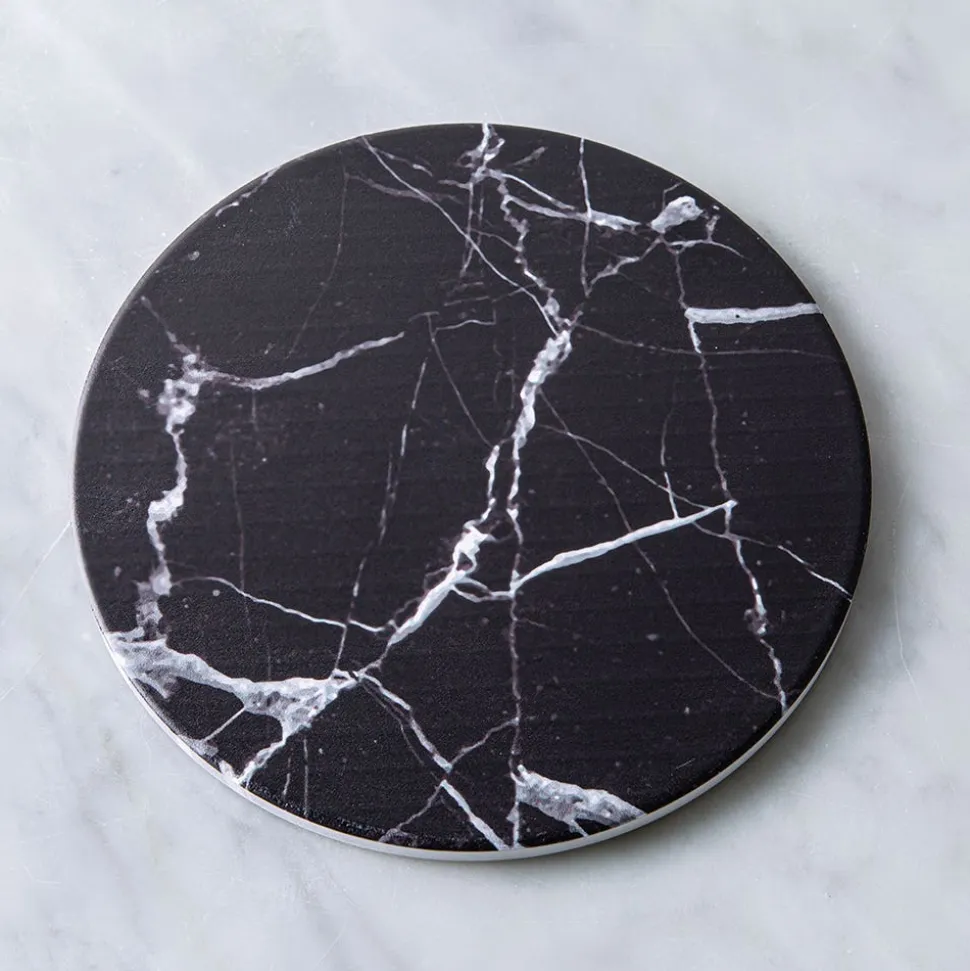 KSP Ceramica 'Marble' Ceramic Trivet 20cm (Black)