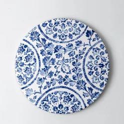 KSP Ceramica 'Mosaic' Printed Ceramic Trivet (Blue/White)