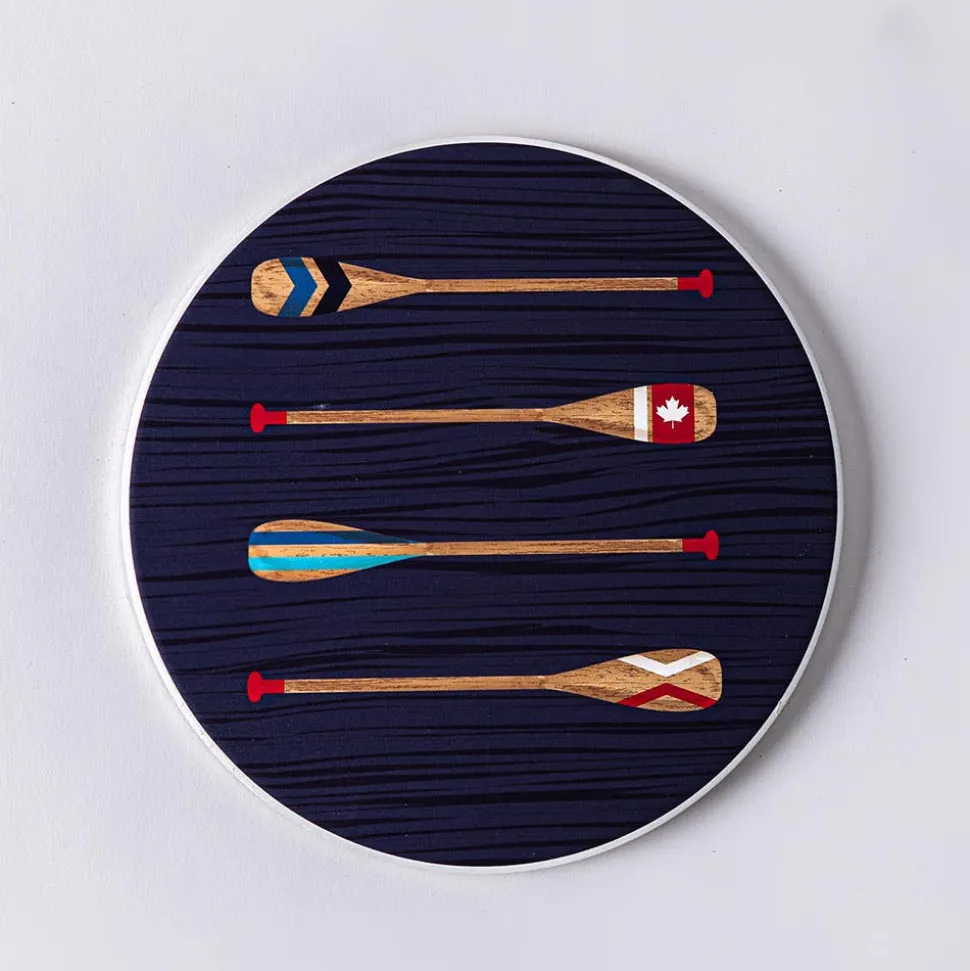 KSP Ceramica 'Paddles' Printed Ceramic Trivet 20cm