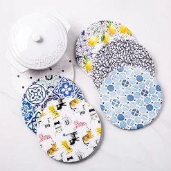 KSP Ceramica 'Spanish Tile' Ceramic Trivet (Grey)