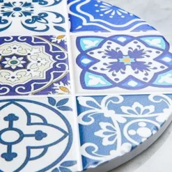 KSP Ceramica 'Spanish Tile' Ceramic Trivet 20cm (Blue)