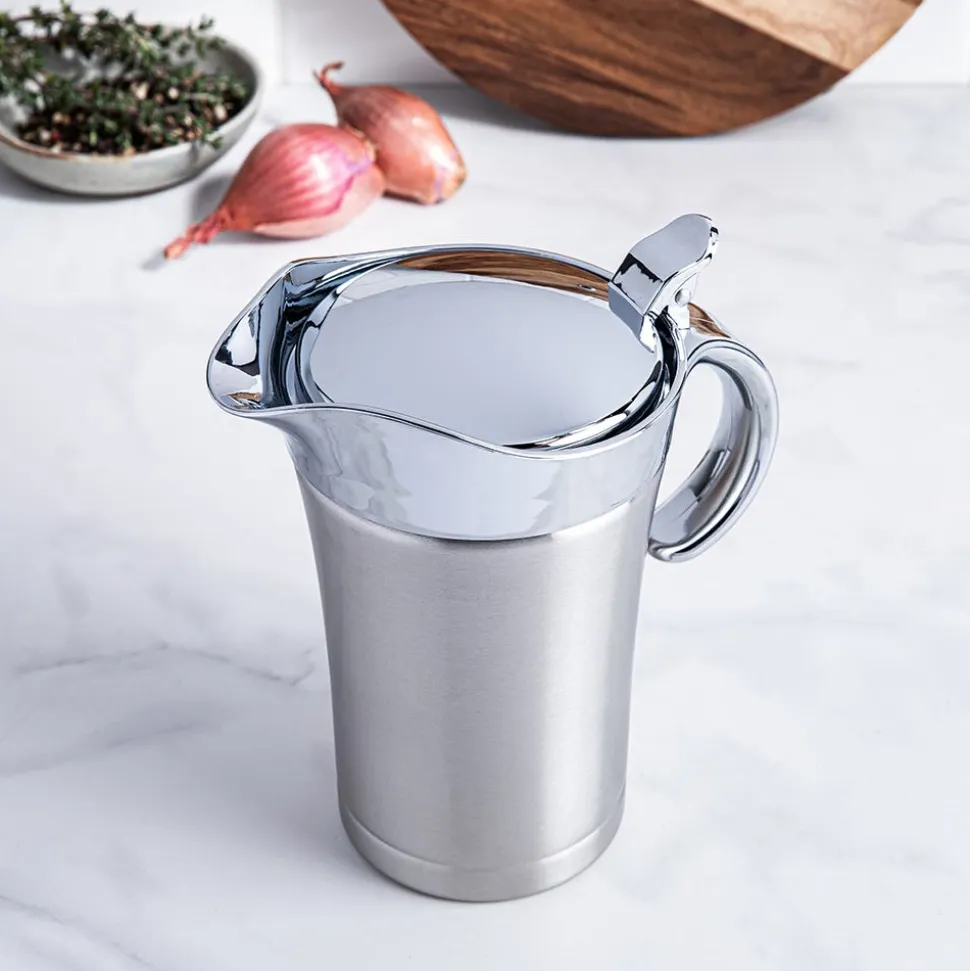 KSP Chalet Thermal Gravy Boat 750ml (Stainless Steel)