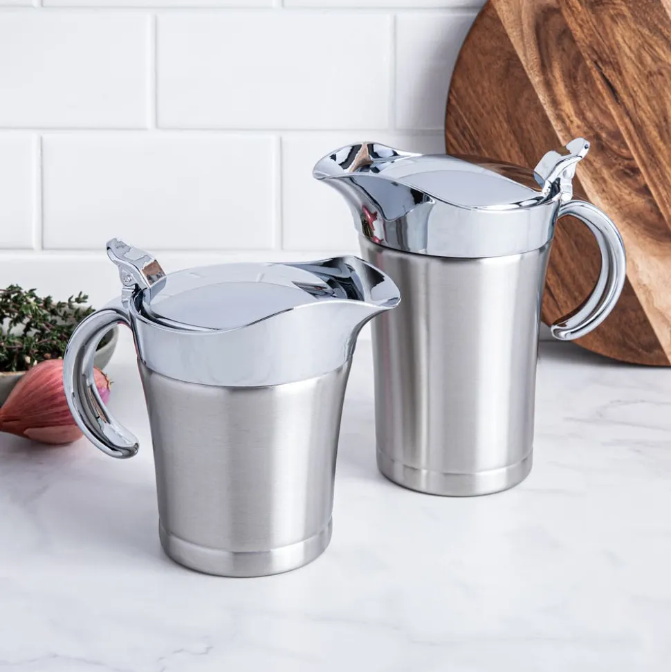 KSP Chalet Thermal Gravy Boat 750ml (Stainless Steel)