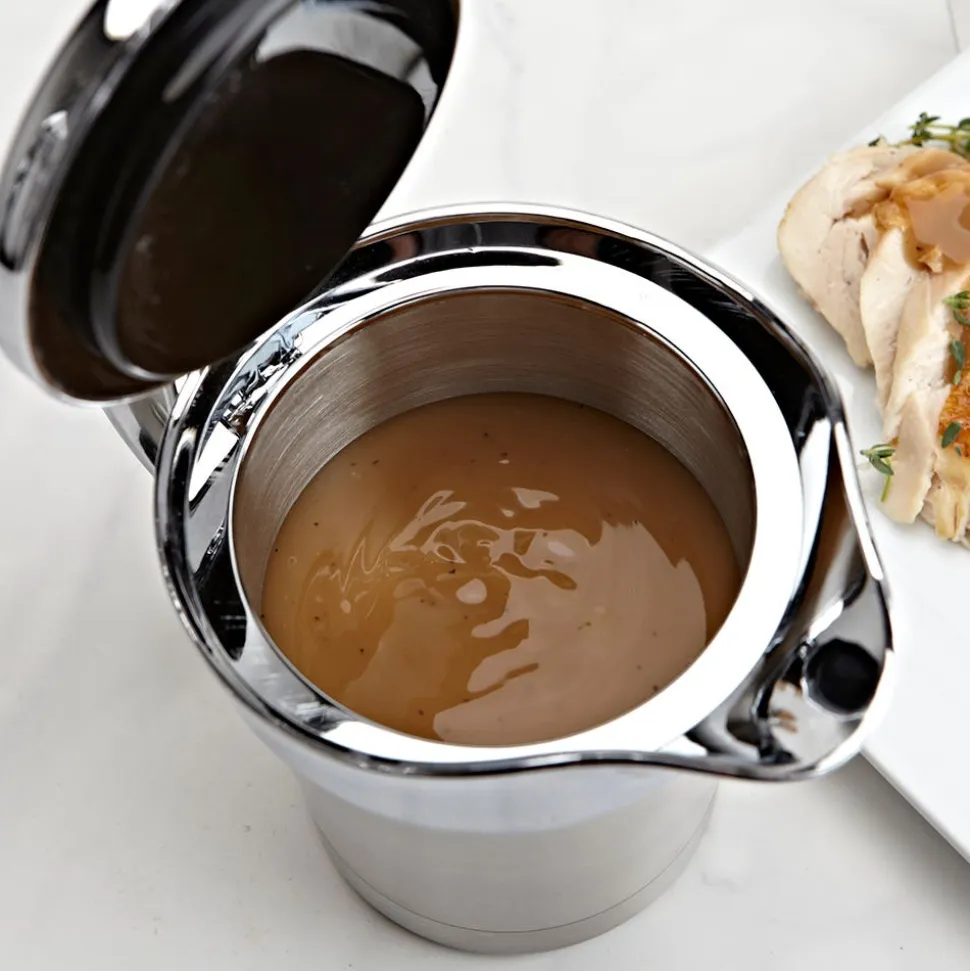 KSP Chalet Thermal Gravy Boat (Stainless Steel) 450mL