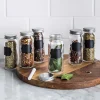 KSP Chalkboard Glass Spice Jar - Set of 6