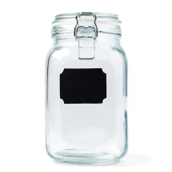 KSP Chalkboard Locking Canister - Set of 4 (Clear)