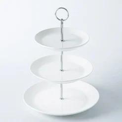 KSP Circo 3-Tier Serving Platter (White)