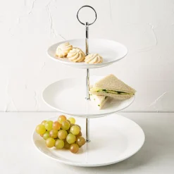 KSP Circo 3-Tier Serving Platter (White)