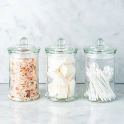 KSP Classic Glass Canister with Lid - Set of 3
