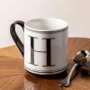 KSP Classic 'H' Monogram Mug (Black/White)