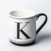 KSP Classic 'K' Monogram Mug (Black/White)