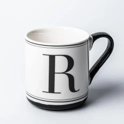 KSP Classic 'R' Monogram Mug (Black/White)