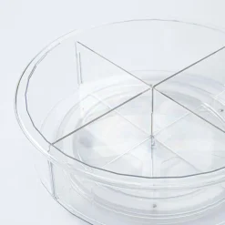 KSP Clearly Organized Divided Turntable (12x3.5")
