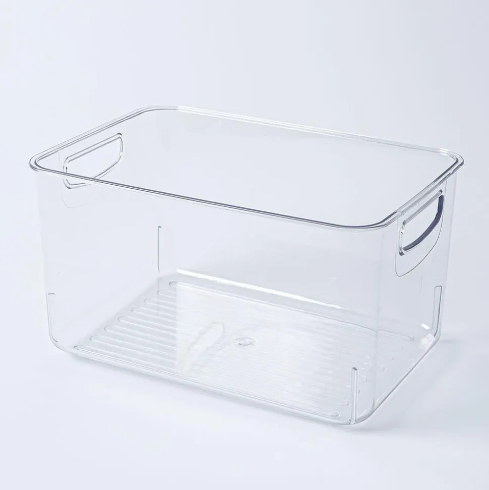 KSP Clearly Organized Storage Tote Bin (11.4x7.8x5.9")
