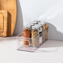 KSP Clearly Organized Storage Tote Bin (10x4x3