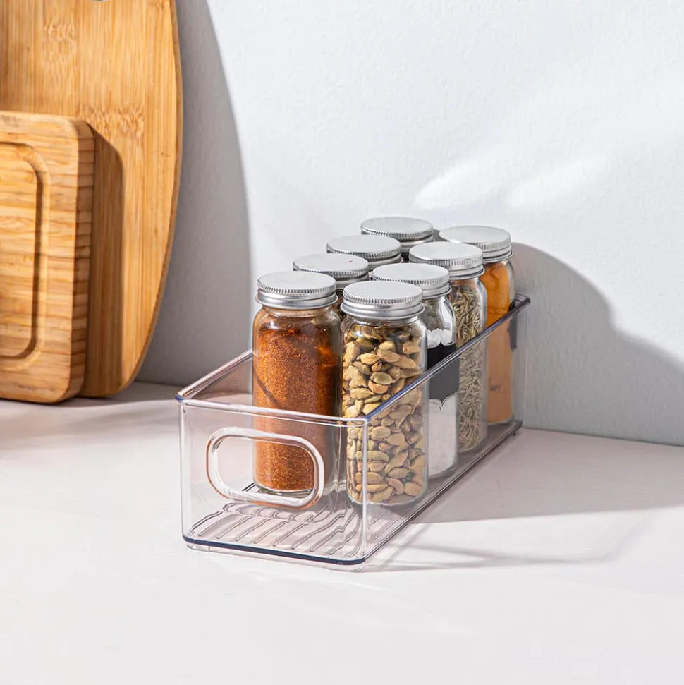 KSP Clearly Organized Storage Tote Bin (10x4x3")