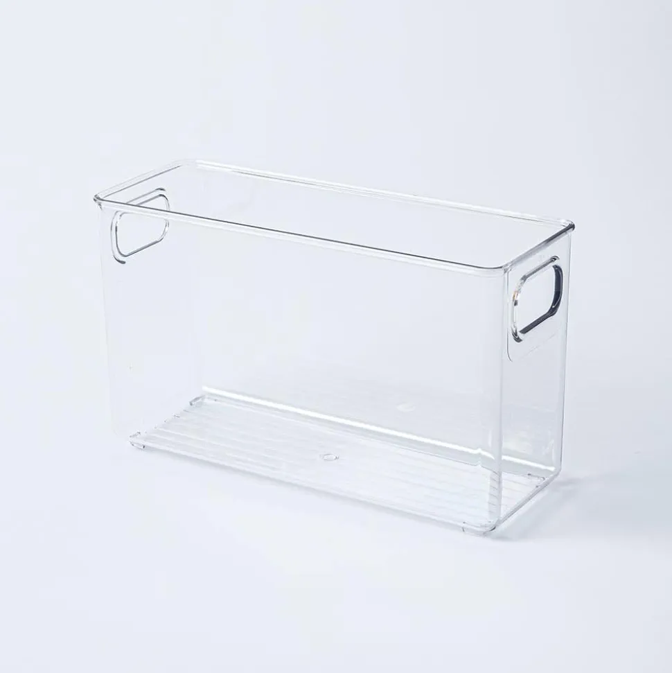 KSP Clearly Organized Storage Tote Bin (10.2x3.8x6")