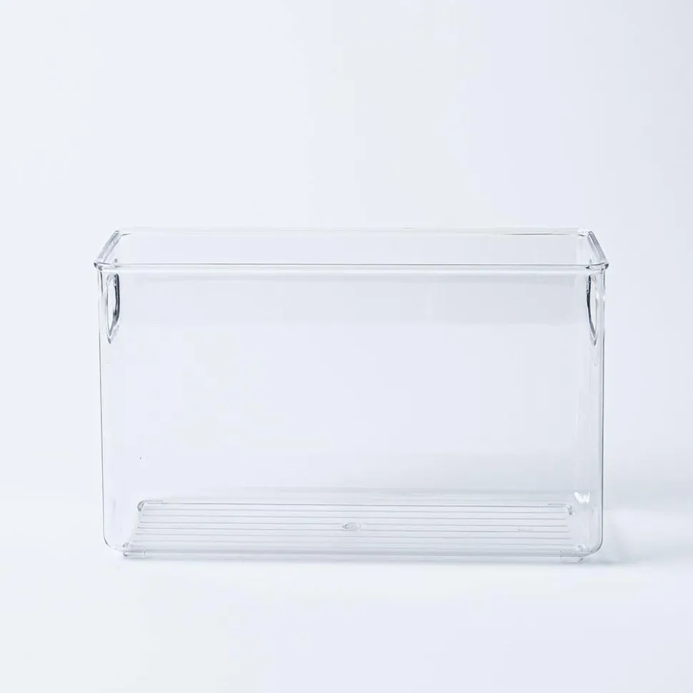 KSP Clearly Organized Storage Tote Bin (10.2x3.8x6")