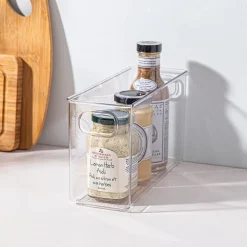 KSP Clearly Organized Storage Tote Bin (10.2x3.8x6