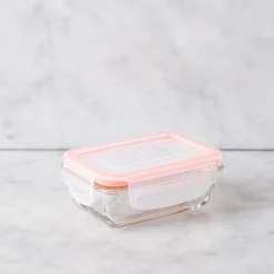 KSP Clip It Glass 180ml Storage Container (Orange)