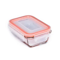 KSP Clip It Glass 180ml Storage Container (Orange)
