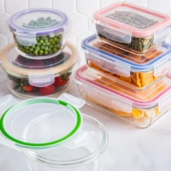 KSP Clip It Glass Storage Container Combo Set of 12