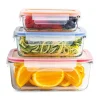 KSP Clip It Glass Storage Container Rect. - Set of 6