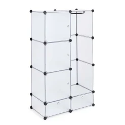 KSP Closet Cube Plastic Wardrobe (White)