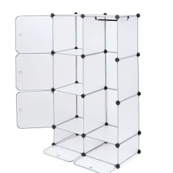 KSP Closet Cube Plastic Wardrobe (White)