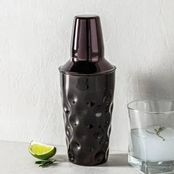 KSP Coin Cocktail Shaker 16oz. (Polished Black)