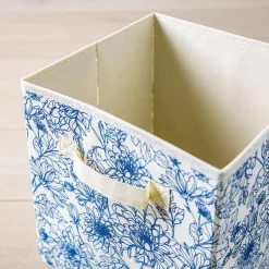KSP Collapsible 'Dahlia' Non-Woven Storage Bin 10x10x11
