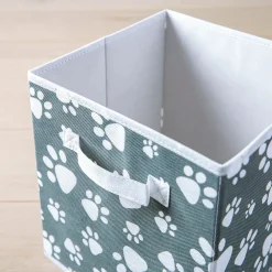 KSP Collapsible 'Paws' Non-Woven Storage Bin 10x10x11