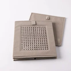 KSP Collapsible 'Wicker' Non-Woven Storage Bin (Natural)