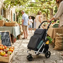 KSP Colleen 'Solid' Shopping Trolley (Grey)